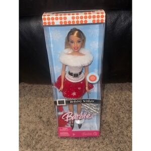 Holiday Wishes Barbie Doll 2007 Christmas‎ Ornament For You NIB